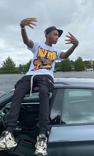 RonSoCold wearing Half Evil 333 t-shirt