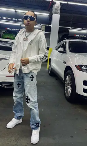 Stunna Gambino wearing Chrome Hearts hoody
