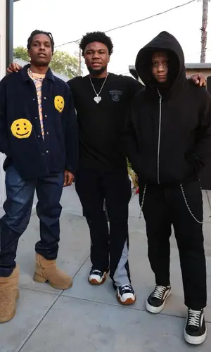 ASAP Rocky wearing Loewe boots