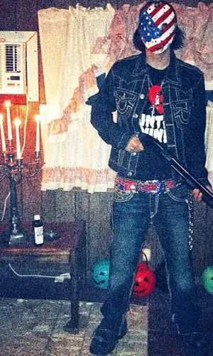 Sematary’s Outfit in True Religion Jacket, Haunted Mound T-Shirt & B.B. Simon Belt (2022)