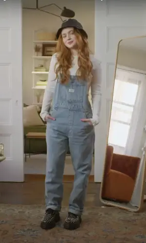 Sadie Sink wearing Prada boots
