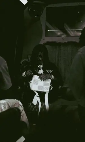 Ja Morant wearing Louis Vuitton belt