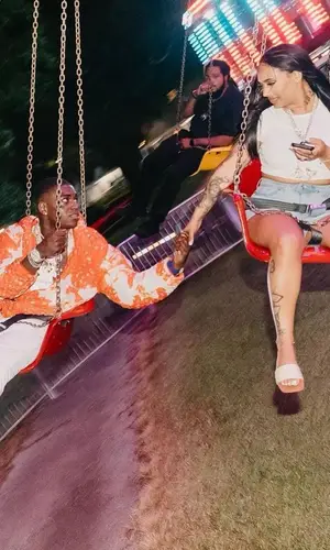 Kodak Black wearing Dolce & Gabbana jeans