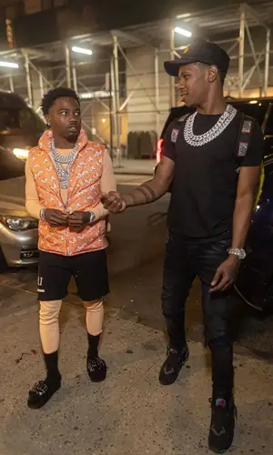 A Boogie Wit Da Hoodie wearing Amiri t-shirt