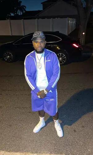 Fat Boy’s Outfit in Palm Angels Jacket, Nike Sneakers & Supreme Cap (2022)