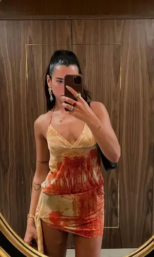 Dua Lipa wearing Tom Ford eyewear
