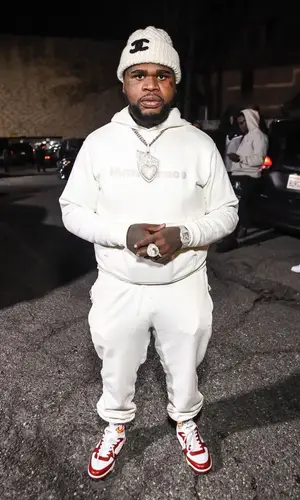 Fat Boy wearing Adidas hoody