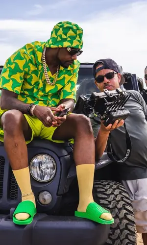 Fabolous wearing Bottega Veneta sandal