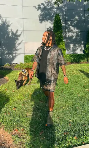 Ozuna wearing Amiri boots