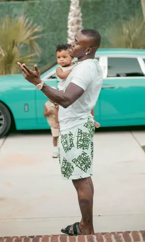 DaBaby wearing Louis Vuitton sandal