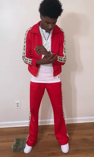 Coldheartedsavage wearing Casablanca jacket