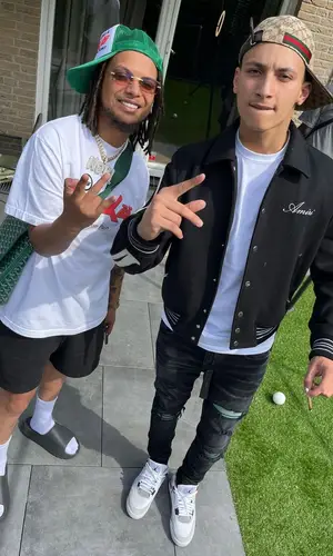 ADF Samski wearing Amiri jeans
