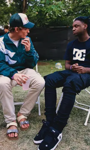 Ken Carson wearing DC Shoes sneakers