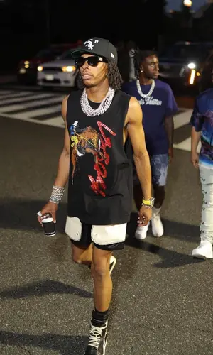 Lil Baby wearing Louis Vuitton eyewear