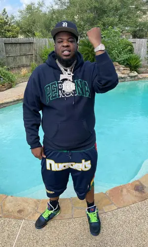 Maxo Kream wearing Supreme sock