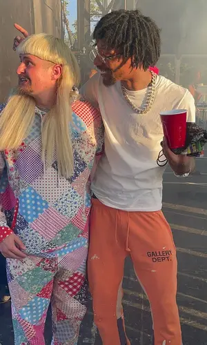 Sonny Digital wearing Gallery Dept. pants