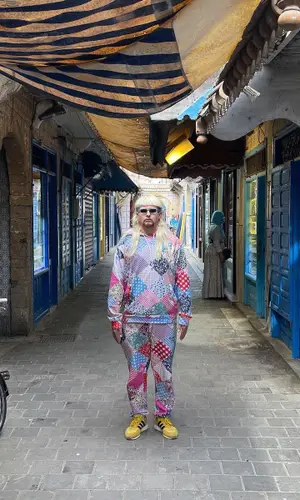 Oliver Tree wearing Teddy Fresh hoody