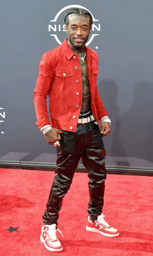 Lil Uzi Vert wearing Saint Laurent pants
