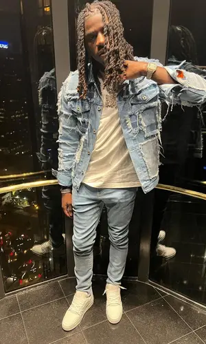 SleazyWorld Go wearing Louis Vuitton t-shirt