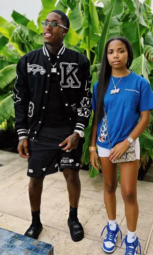 CoreySSG wearing Stampd shorts