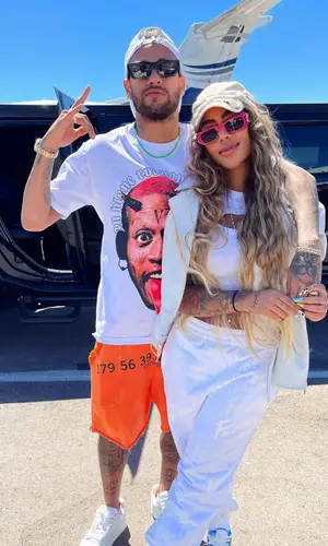 Neymar wearing Dust Of Gods suit