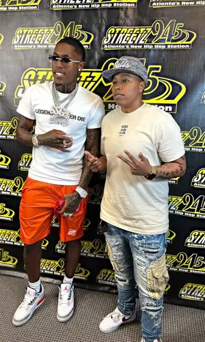 CoreySSG wearing Kings Play shorts