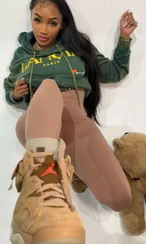 Karlae wearing Vetements backpack