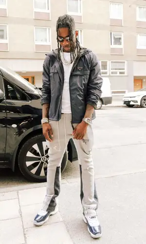 Polo G wearing Jordan other