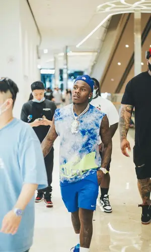 DaBaby wearing Celine underwear