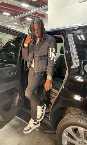 SleazyWorld Go wearing Rhude jacket