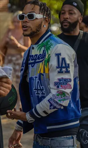 Lil Migo wearing Louis Vuitton belt