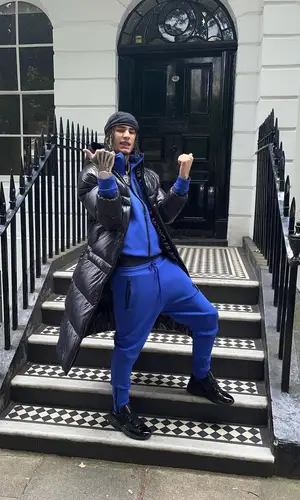 Rondodasosa wearing Moncler jacket