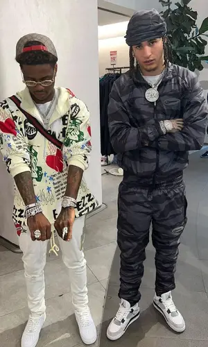 Rondodasosa wearing Trapstar jacket