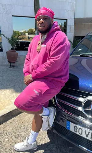 Maxo Kream wearing Balenciaga hoody