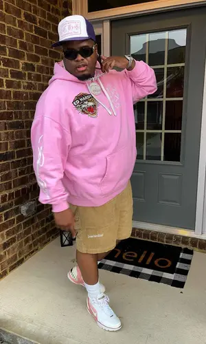 Duke Deuce wearing Versace eyewear