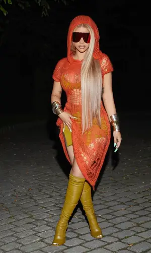 Cardi B wearing Rick Owens eyewear
