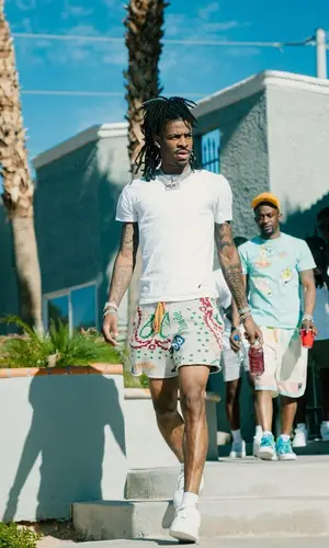 Ja Morant wearing Nike sneakers