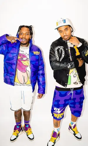 Sauce Walka wearing Kool Kiy sock