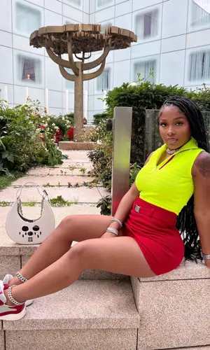 Jayda Wayda wearing Prada sneakers