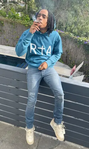 Lil Mouse wearing Rta hoody