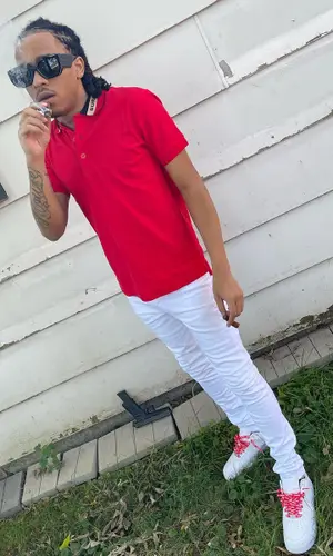 Lil Mouse wearing Burberry t-shirt