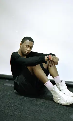 Christ Dillinger wearing Supreme sock