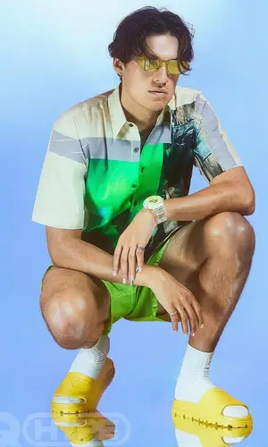 Omar Apollo wearing Gentle Monster eyewear
