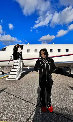 Trippie Redd wearing Amiri jacket