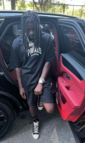 SleazyWorld Go wearing Balenciaga t-shirt