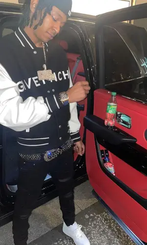 DigDat’s Outfit in Givenchy Jacket, B.B. Simon Belt & Richard Mille Watch (2022)