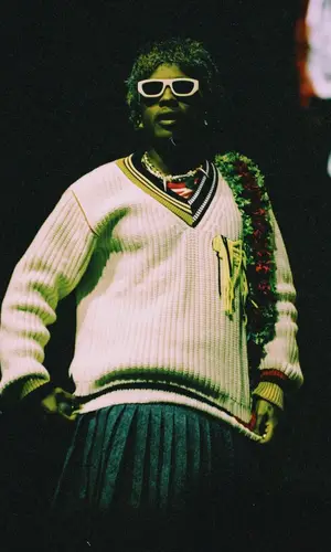 ASAP Rocky wearing Chopova Lowena bag