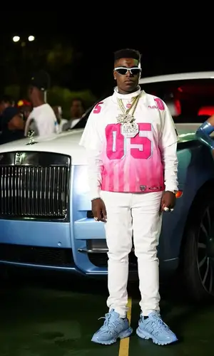 Kodak Black wearing Dolce & Gabbana jeans