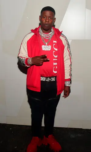Blac Youngsta wearing Gucci jacket