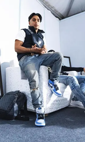 Gurinder Gill wearing Gucci belt